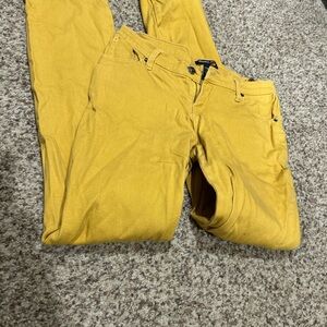 💰 Dinamit jeans 11/12 mustard colored pants